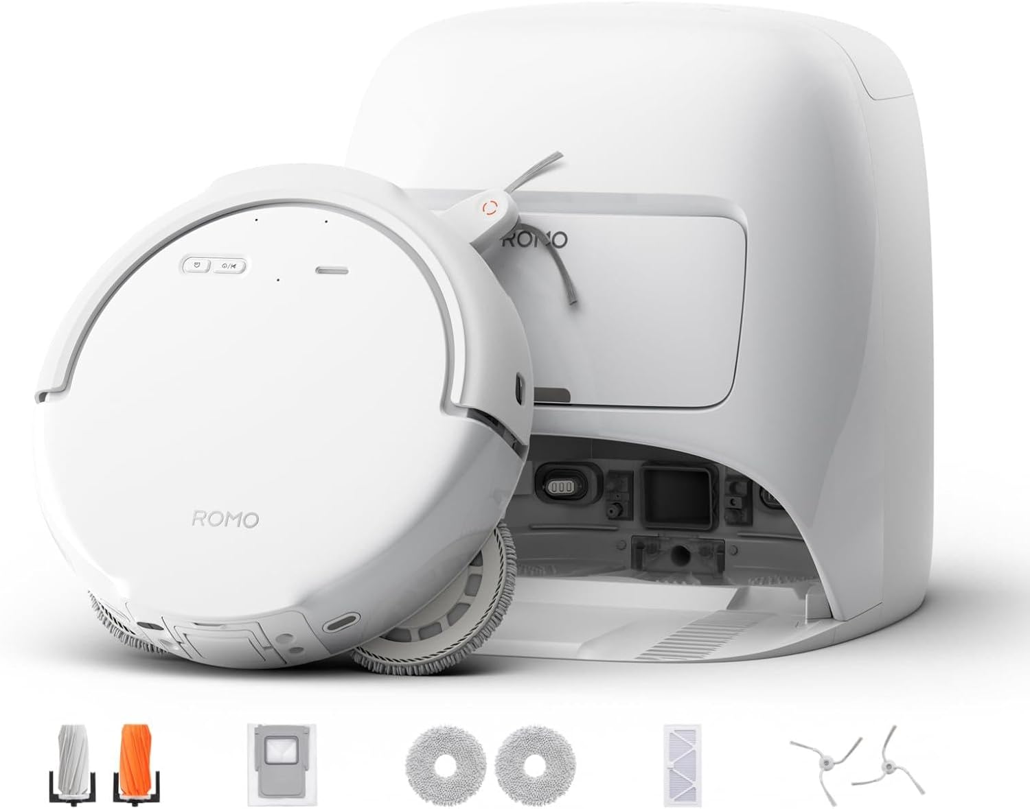 مكنسة روبوتية DJI ROMO P مع عدة ملحقات - المميزات