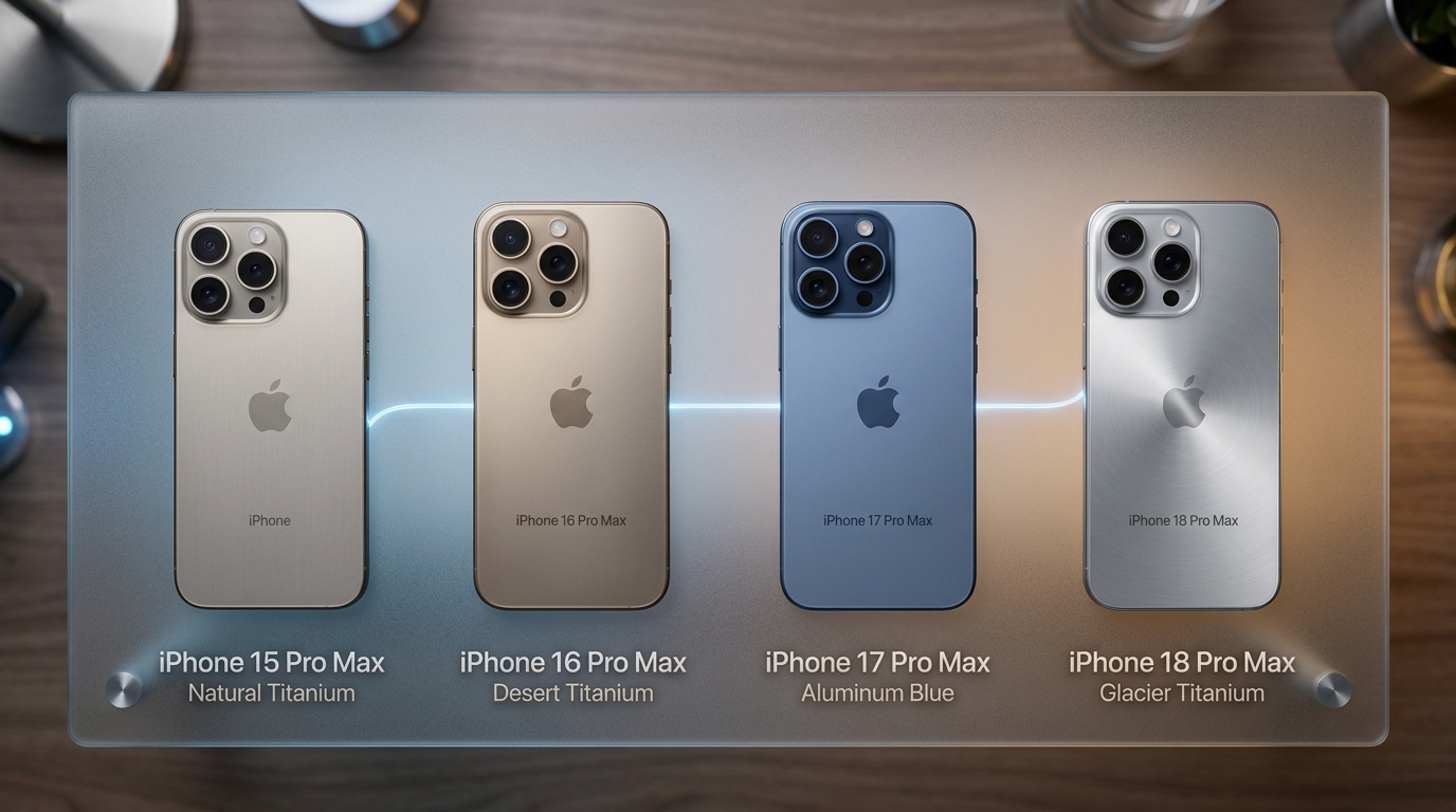 مقارنة أجيال iPhone Pro Max