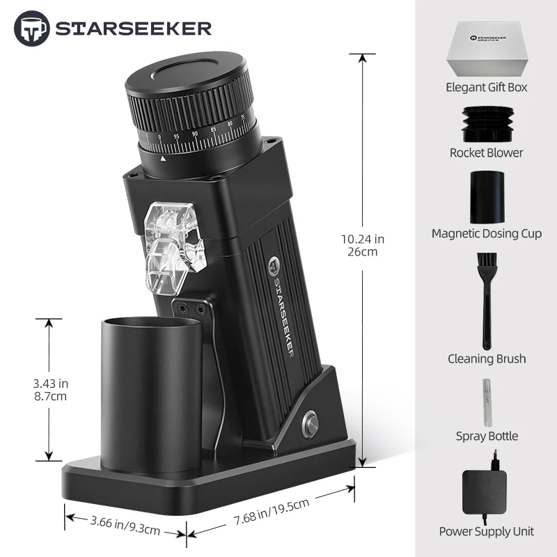 مطحنة قهوة كهربائية STARSEEKER E55Pro - صورة المنتج