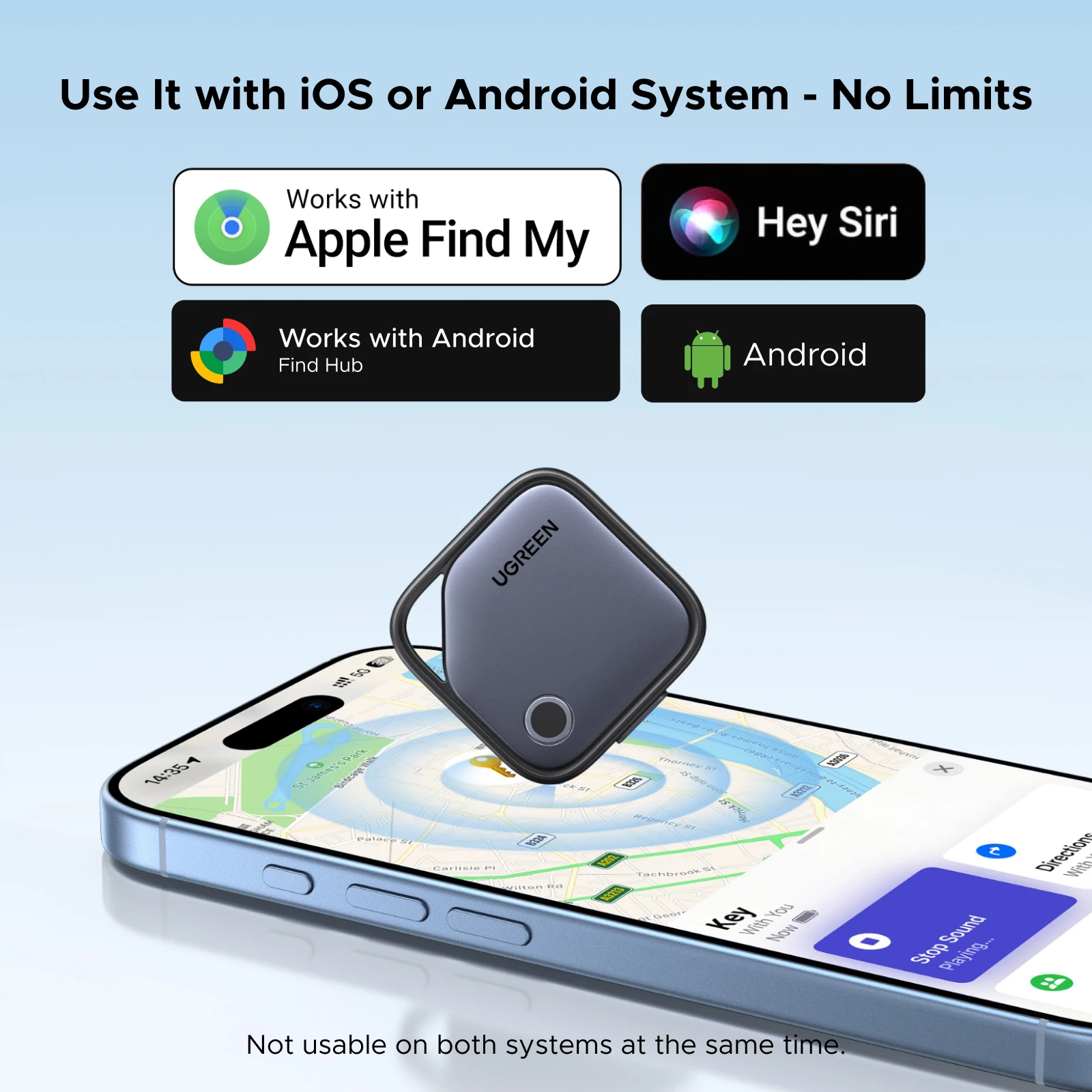 جهاز تتبع ذكي متوافق مع Apple وAndroid - صورة إضافية