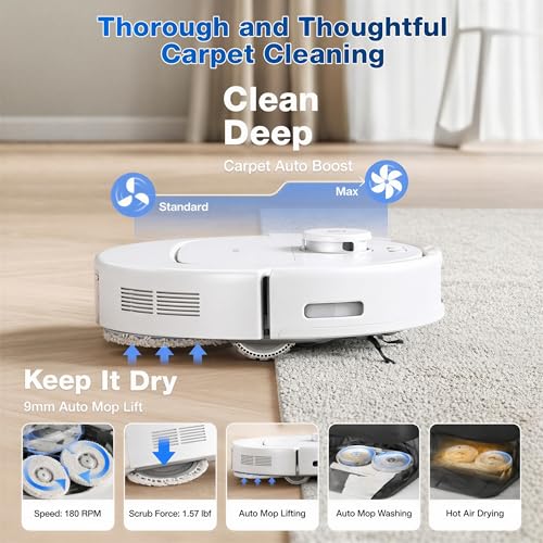مكنسة روبوت ECOVACS DEEBOT N30 PRO OMNI