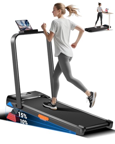 جهاز مشي قابل للطي من CURSOR FITNESS بميل قابل للتعديل