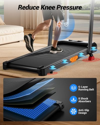 جهاز مشي قابل للطي من CURSOR FITNESS بميل قابل للتعديل