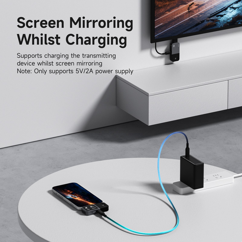 هاغيبس مرسل ومستقبل لاسلكي USB-C وHDMI